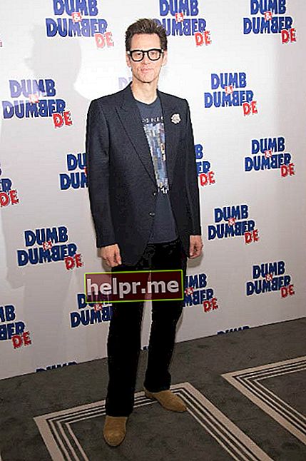 Jim Carrey na konferenciji Dumb & Dumber To photocall u studenom 2014. u Parizu, Francuska