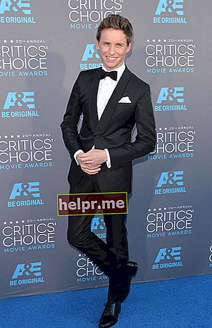 Eddie Redmayne na dodjeli nagrada Critics Choice Awards 2015.