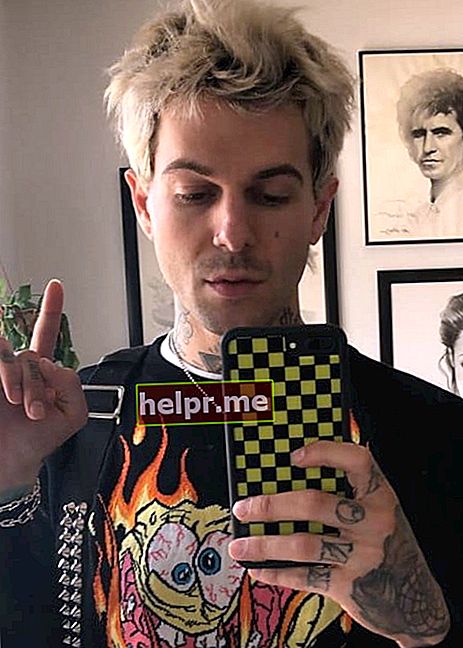 Jesse Rutherford en una selfie de Instagram como se vio en mayo de 2018