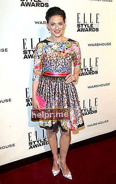 Lara Pulver en los premios Elle Style Awards 2014