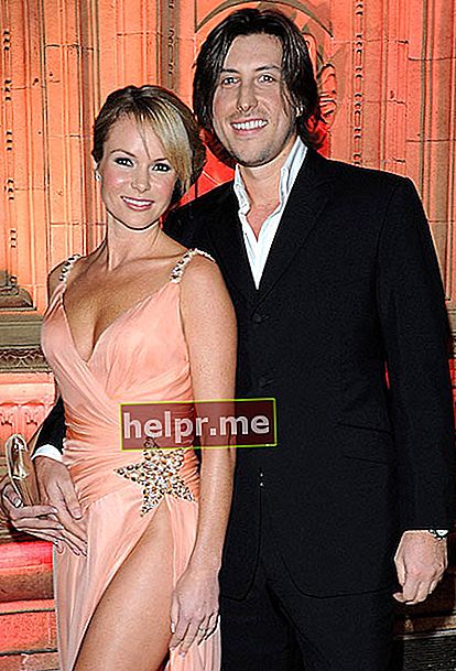 Amanda Holden y su esposo Chris Hughes