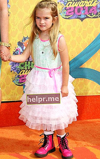 Mia Talerico en la 27a edición de los Kids Choice Awards en 2014