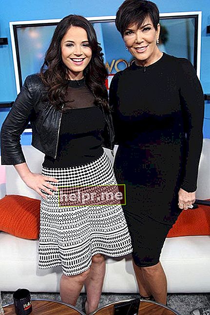 Kris Jenner și Kether Donohue la „Hollywood Today Live” din ianuarie 2016