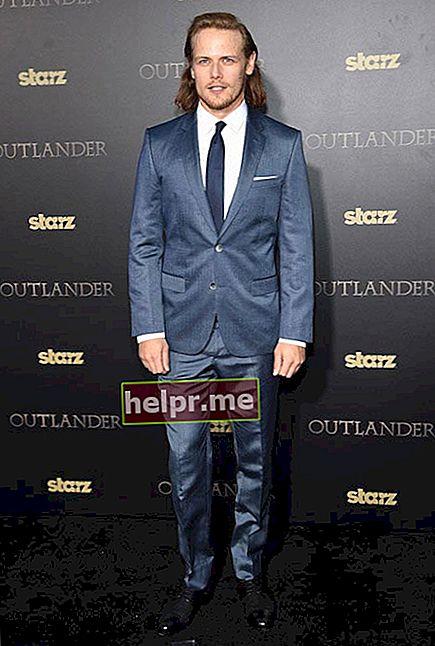 Sam Heughan en el estreno de mitad de temporada de "Outlander" en Nueva York el 1 de abril de 2015
